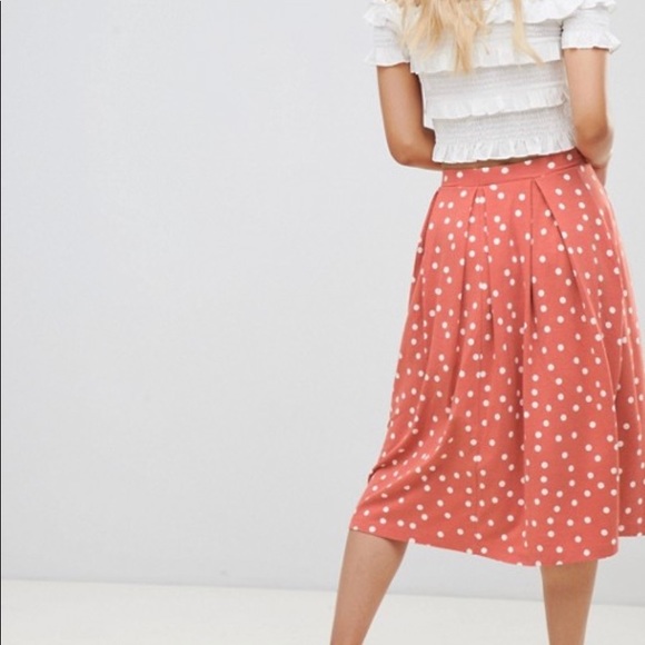 Midi Skirt in Polka Dot Size XS - Picture 3 of 7